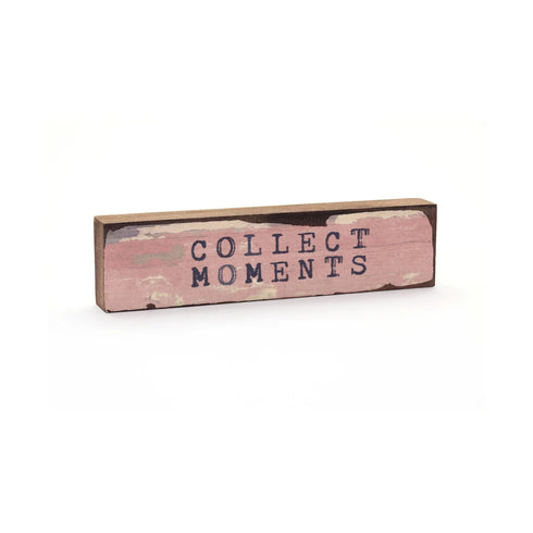 "Collect Moments" Medium Word Block